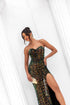 VESTIDO CORPETE TOMARA QUE CAIA PAETE DI VESTIDO DE FESTA PETRA FINA